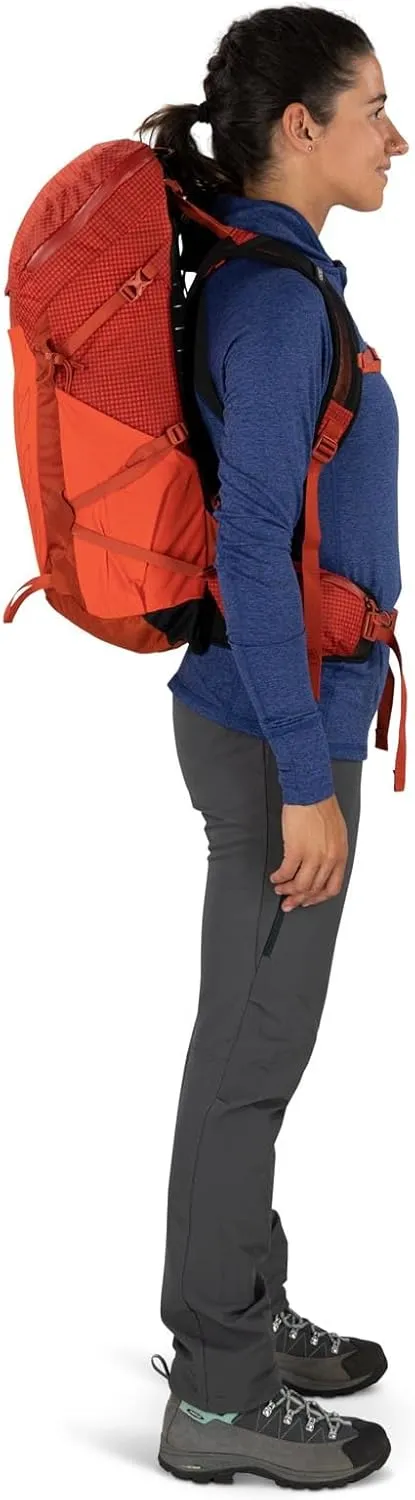 Osprey Tempest Pro 30L Women's Hiking Backpack with Hipbelt, Mars Orange