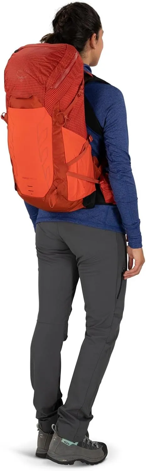Osprey Tempest Pro 30L Women's Hiking Backpack with Hipbelt, Mars Orange