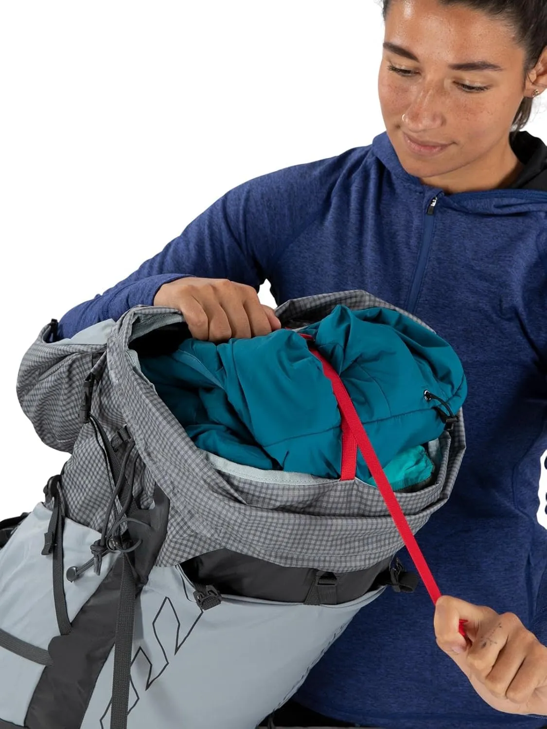Osprey Tempest Pro 40L Women's Hiking Backpack with Hipbelt, Silver Lining, WM/L