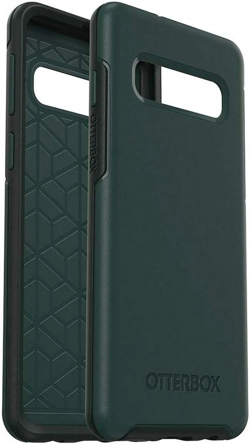 OtterBox Symmetry Series Case for Galaxy S10 - Retail Packaging - Ivy Meadow (Trekking Green/Scarab)