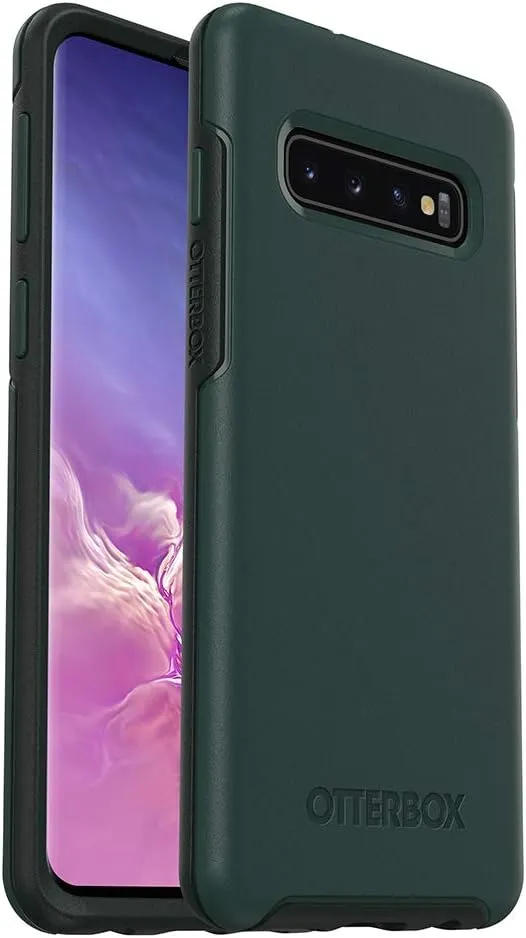 OtterBox Symmetry Series Case for Galaxy S10 - Retail Packaging - Ivy Meadow (Trekking Green/Scarab)