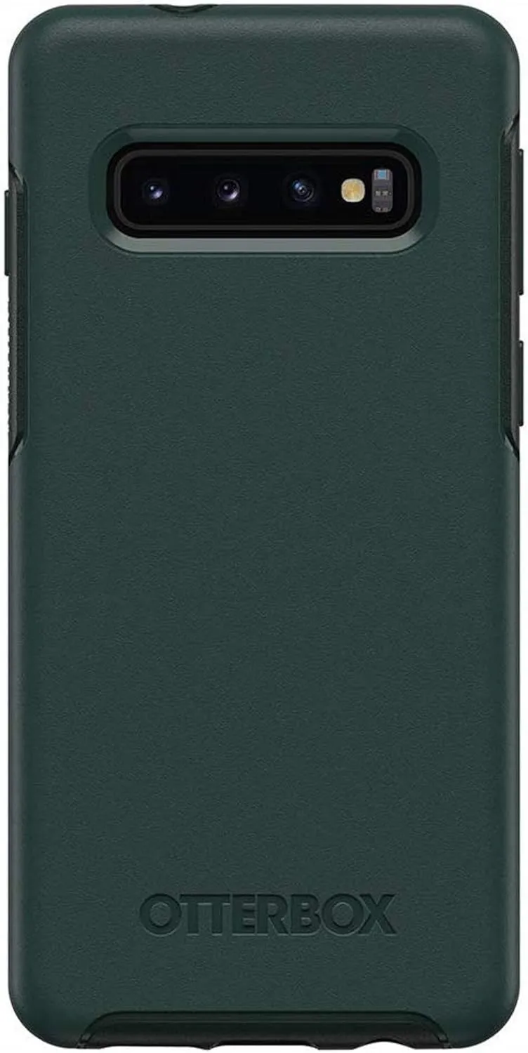 OtterBox Symmetry Series Case for Galaxy S10 - Retail Packaging - Ivy Meadow (Trekking Green/Scarab)