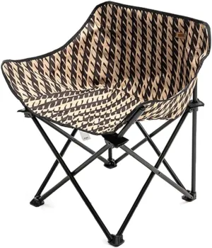 Outdoor Camp Chairs, Portable Lightweight Camping Folding Chair Beach Stool with Aluminum Frame for Outdoor Camping Hiking Lawn Chairs Adults, 65x43x43cm