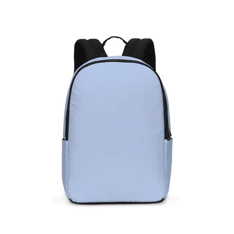 Pale Pastel Blue Waterproof Backpack | Bright Pale Pastel Blue | C30M15Y0K0