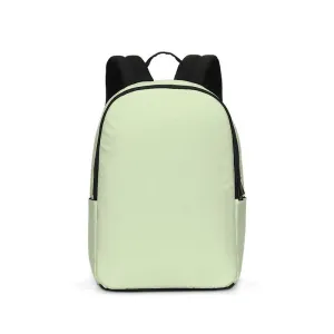 Pale Pastel Warm Green Waterproof Backpack | Bright Pale Pastel Warm Green | C15M0Y30K0
