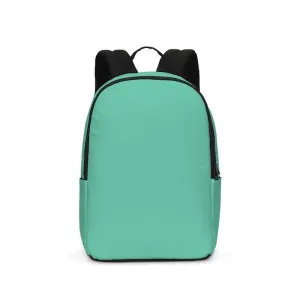 Pastel Cool Green Waterproof Backpack | Bright Pastel Cool Green | C60M0Y45K0