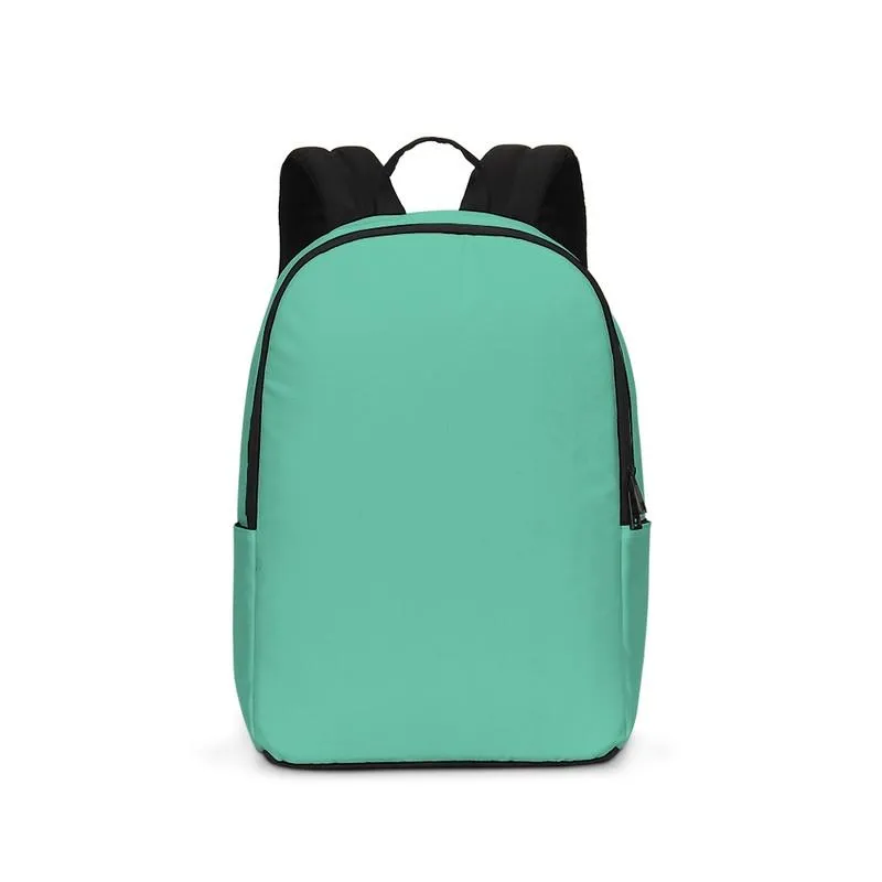 Pastel Cool Green Waterproof Backpack | Bright Pastel Cool Green | C60M0Y45K0