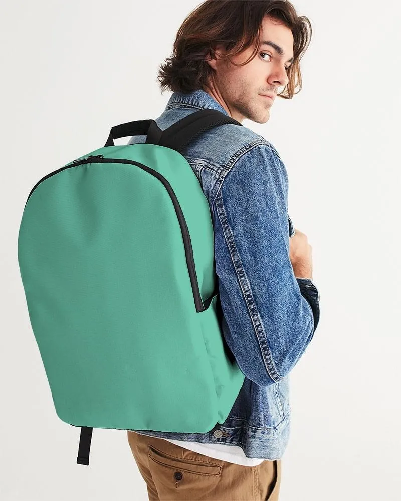 Pastel Cool Green Waterproof Backpack | Bright Pastel Cool Green | C60M0Y45K0