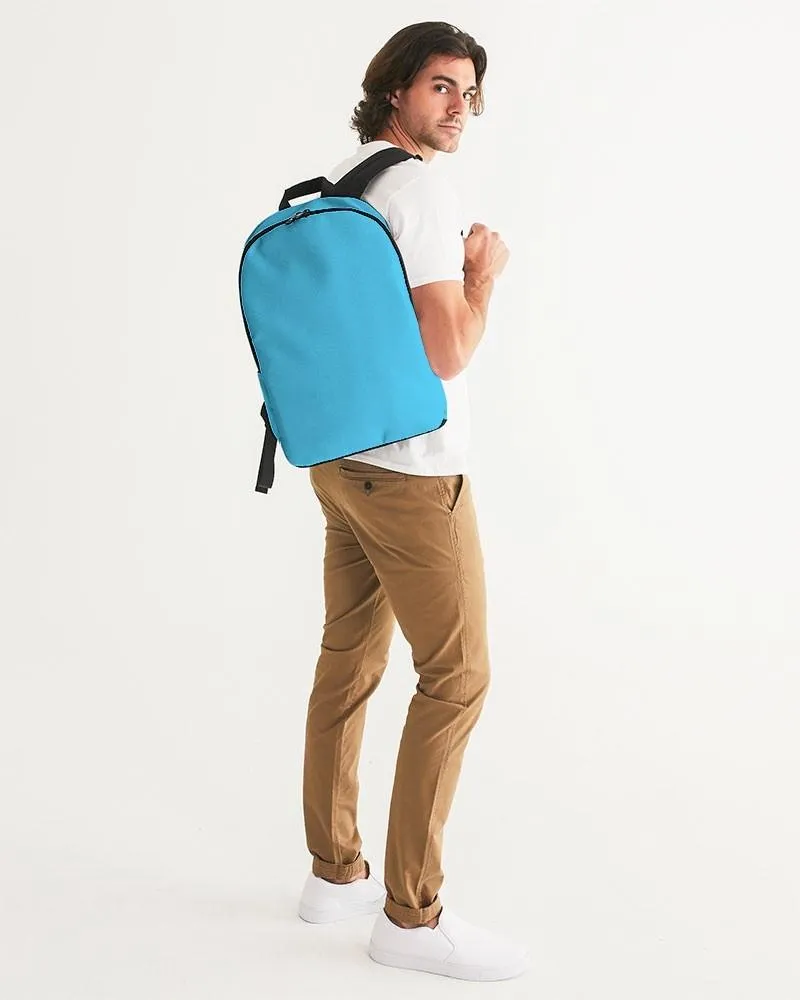Pastel Cyan Waterproof Backpack | Bright Pastel Cyan | C60M0Y0K0