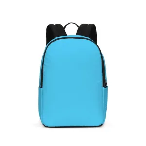 Pastel Cyan Waterproof Backpack | Bright Pastel Cyan | C60M0Y0K0