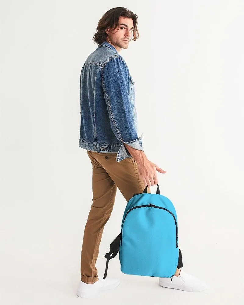 Pastel Cyan Waterproof Backpack | Bright Pastel Cyan | C60M0Y0K0