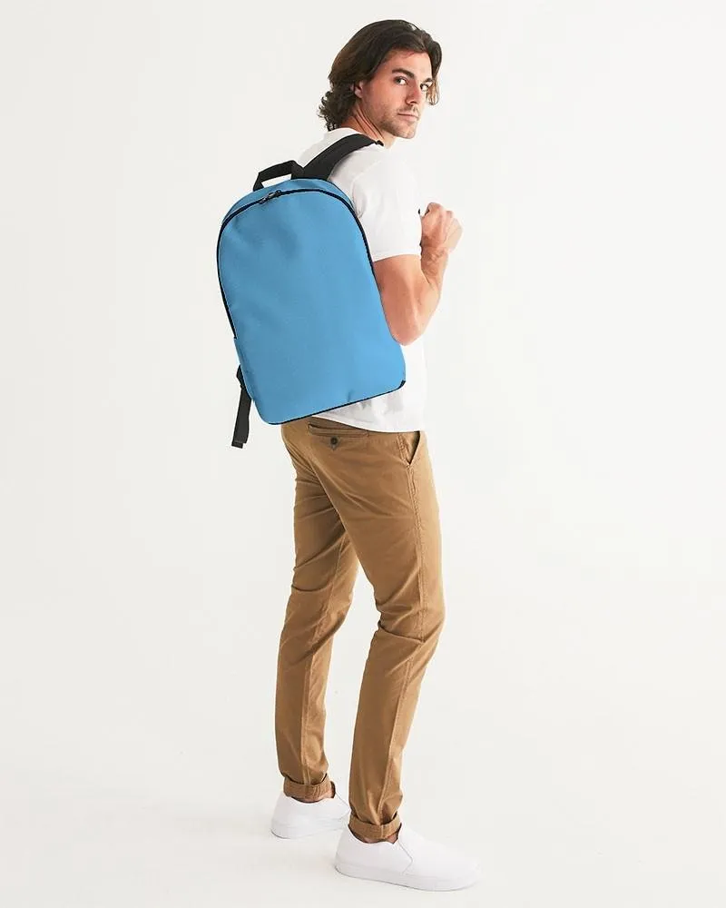 Pastel Cyan Waterproof Backpack | Bright Pastel Cyan | C60M15Y0K0