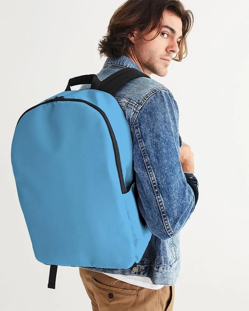 Pastel Cyan Waterproof Backpack | Bright Pastel Cyan | C60M15Y0K0
