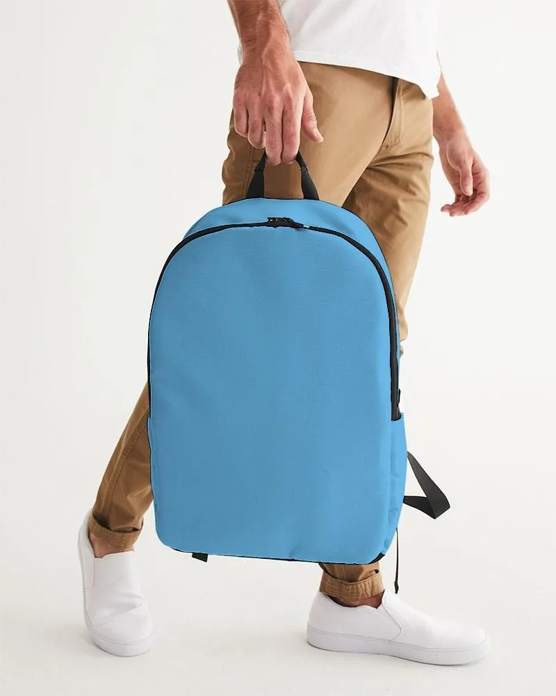 Pastel Cyan Waterproof Backpack | Bright Pastel Cyan | C60M15Y0K0
