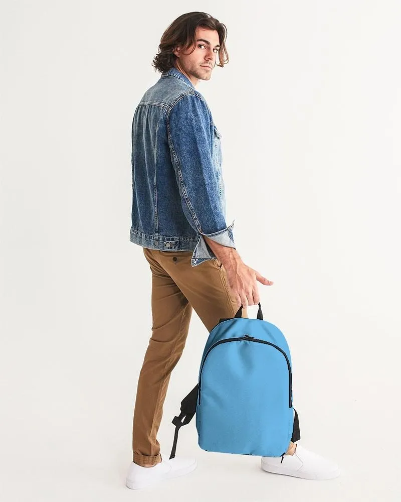 Pastel Cyan Waterproof Backpack | Bright Pastel Cyan | C60M15Y0K0