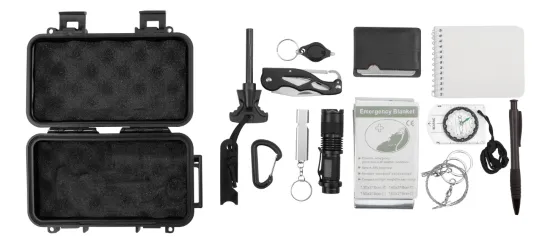 Performance Tool 12-IN-1 OUTDOOR SURVIVAL KIT