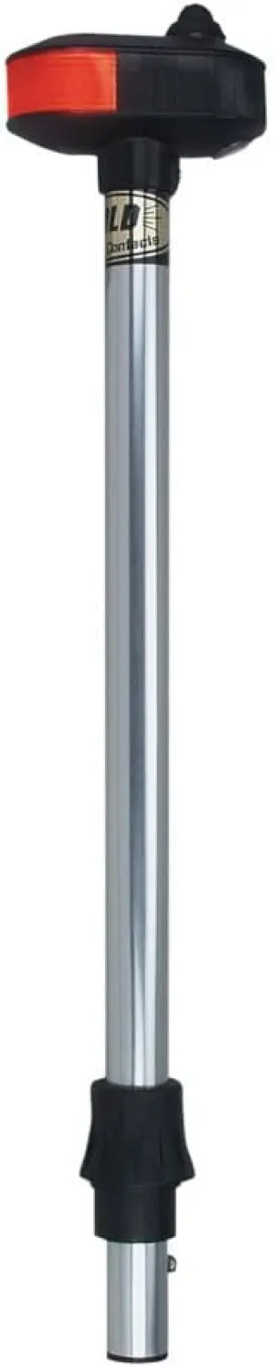 Perko 1421DP3CHR Removable Bi-Color Pole and Utility Light - 17.25" Height, 0° Rake