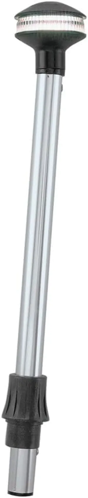 Perko 1445DP2CHR Inland-Series Reduced Glare White All-Round Pole Light - 24" Height, 5° Rake