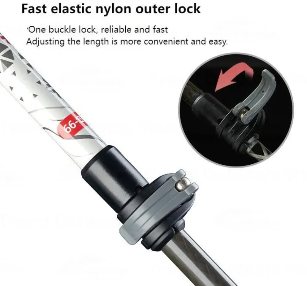Pole Starrynight Attentive support Exclusive offerings And Carbon Aluminium - Trekking Sky Naturehike Black