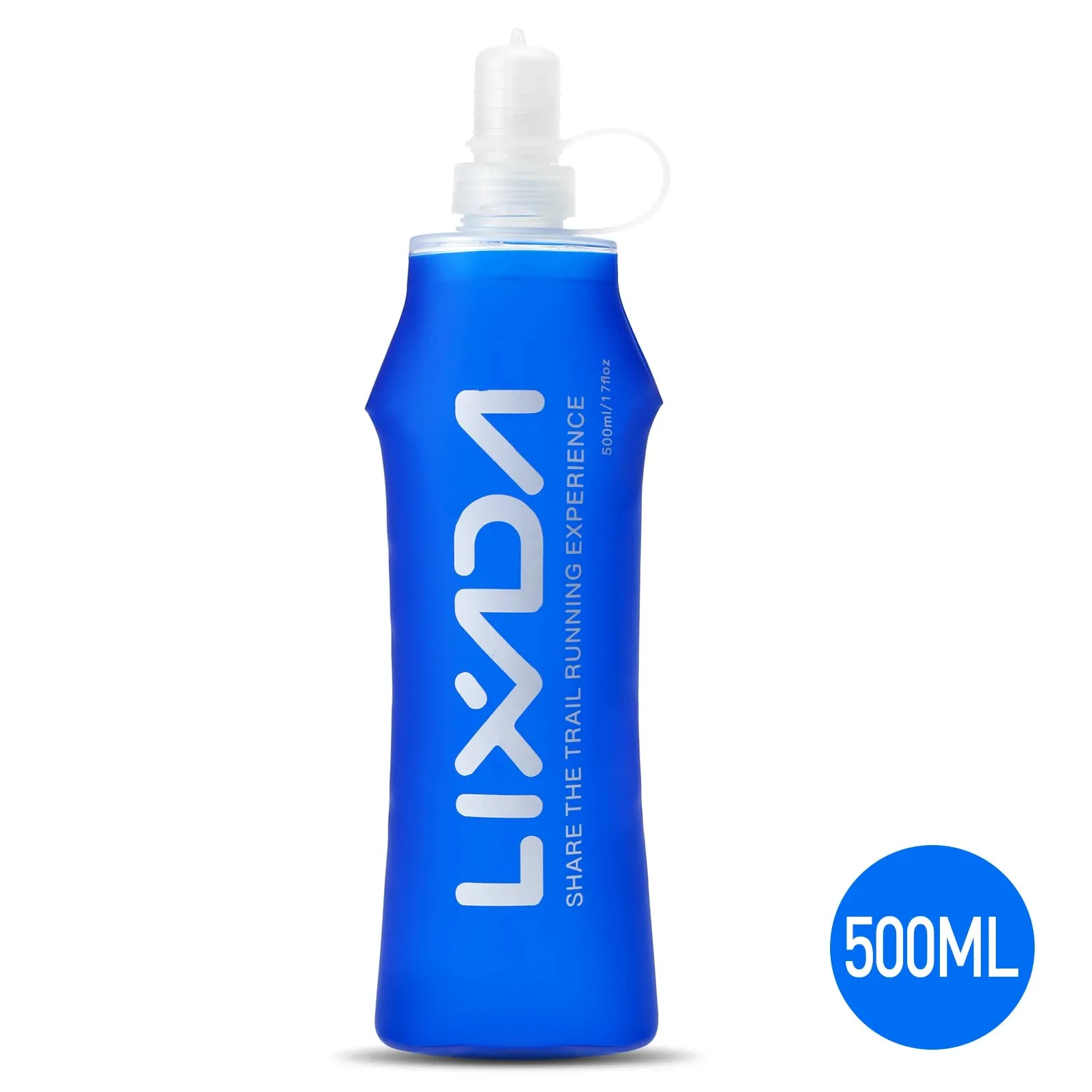 Portable Folding Hydration Water Bottle - 0.5L Soft Water Bag for Running, Hiking, Cycling, and Climbing
