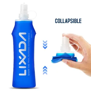 Portable Folding Hydration Water Bottle - 0.5L Soft Water Bag for Running, Hiking, Cycling, and Climbing
