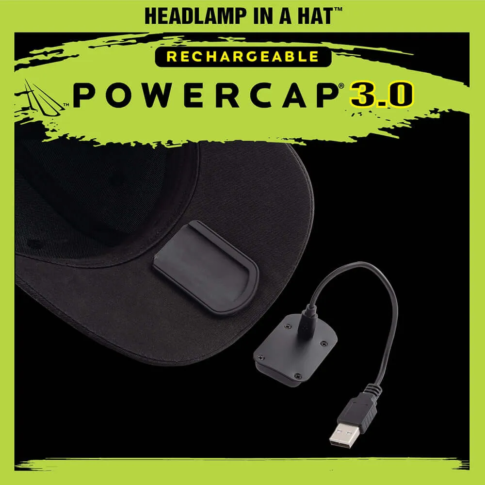 POWERCAP 3.0 LED Lighted Rechargeable Headlamp 4-Pack Hats