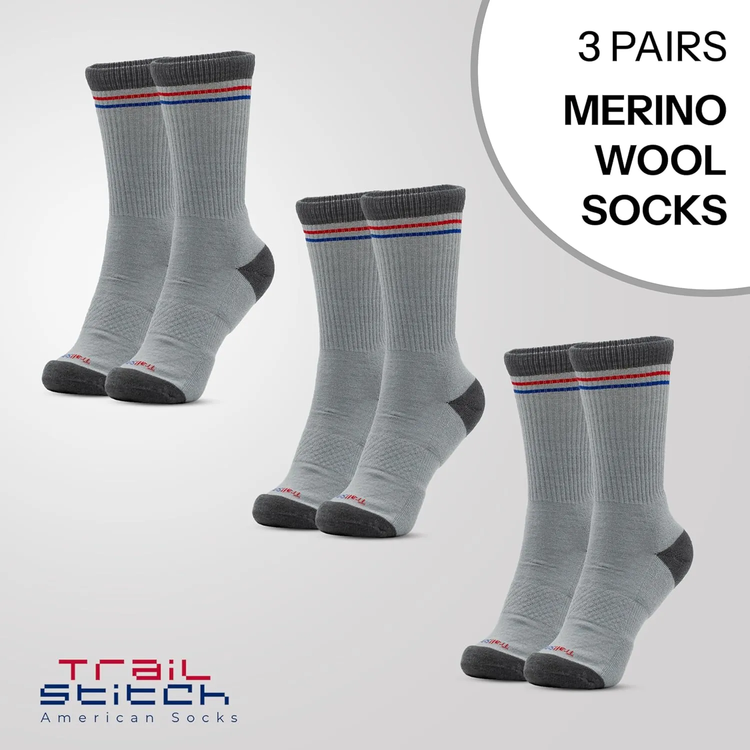 Premium Merino Wool Light Hiking Socks