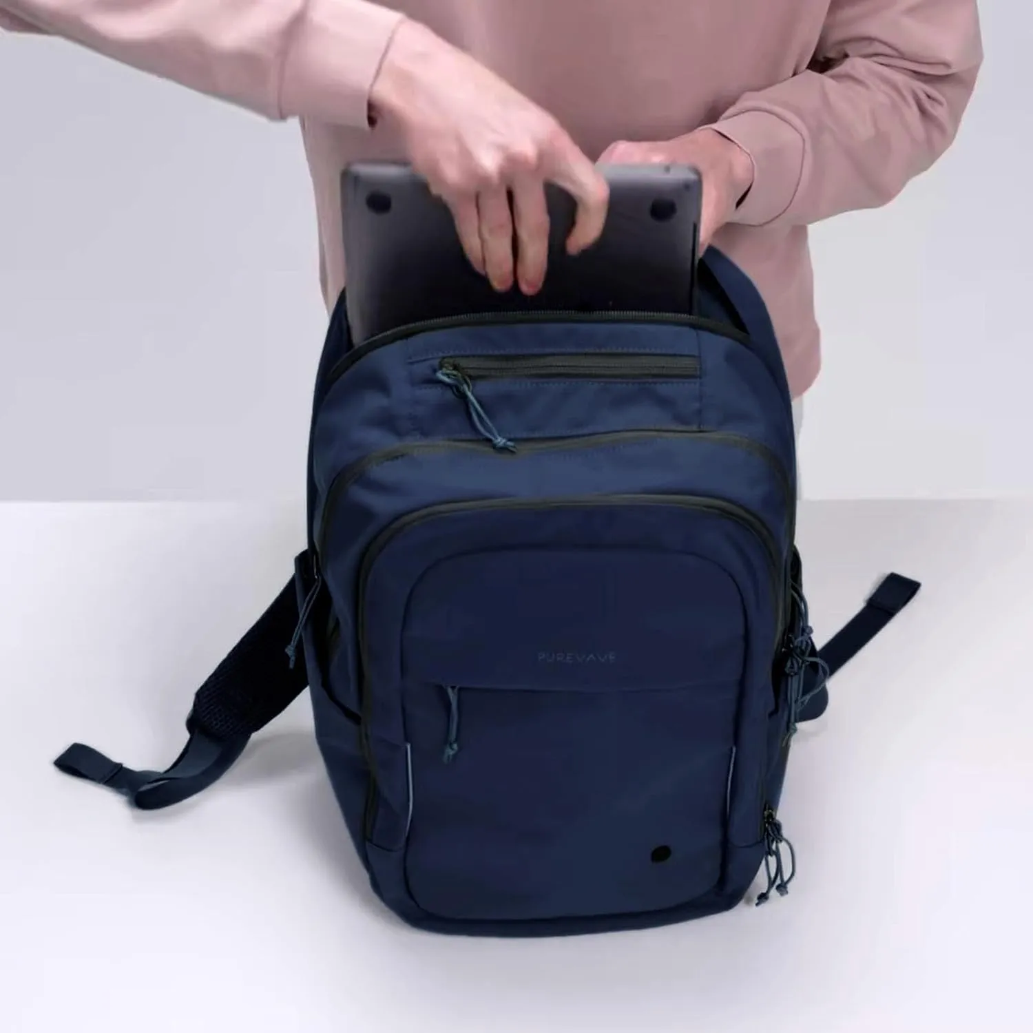 PUREVAVE YKK Zipper Travel Laptop Backpack for Men, and Women