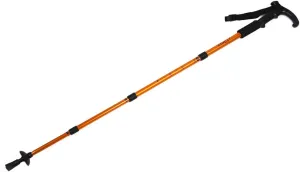 Qtqgoitem Walking Stick, Anti-Shock Adjustable Extendable, Folding Cane 4 Sections Telescoping, T Shaped Trekking Pole Gold Tone (Model: 296 138 2ad 20e 5b7)