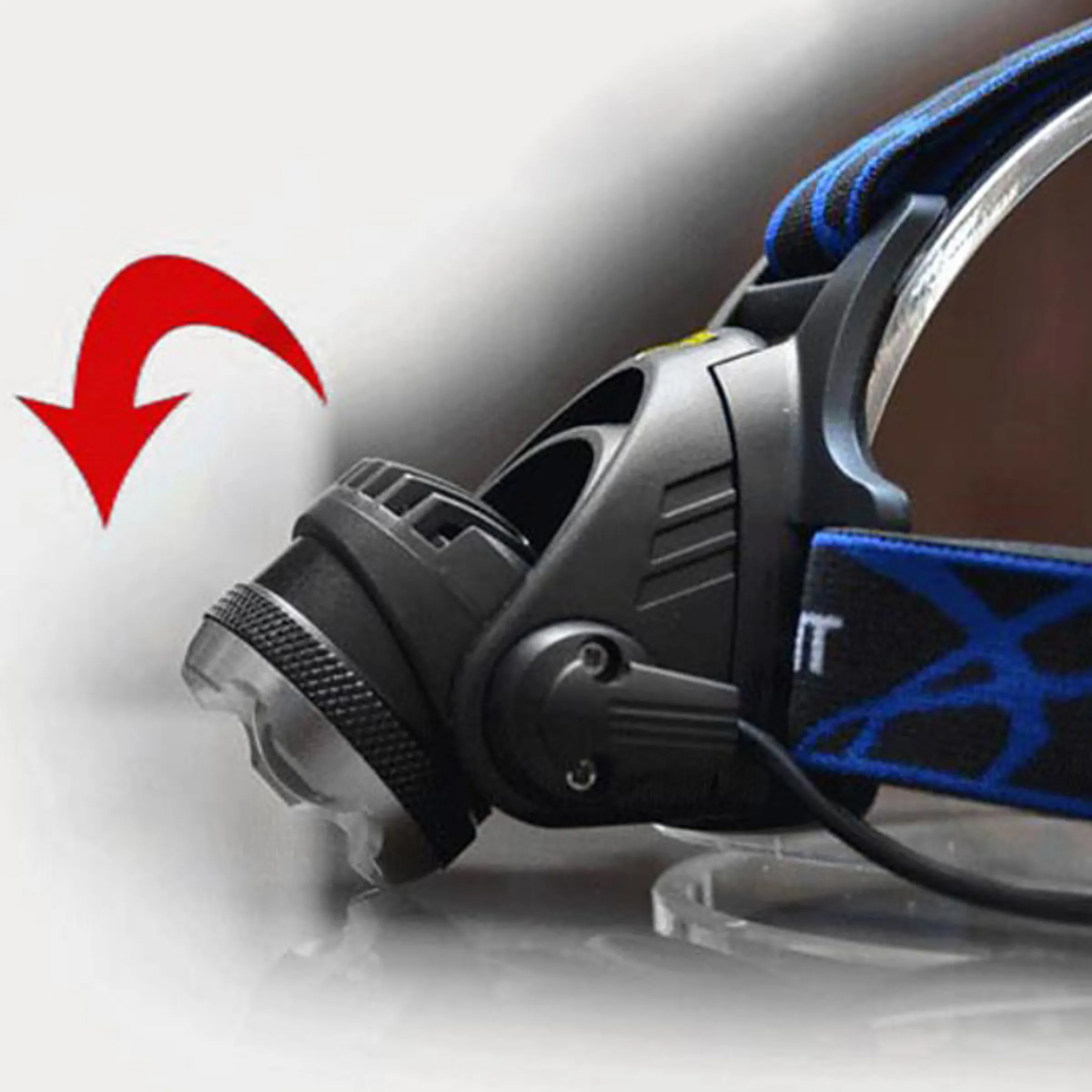 Rechargeable led Smart Headlamp trails
