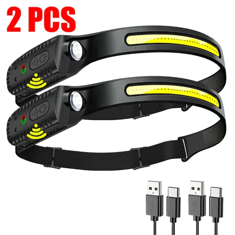 Rechargeable Order now – Headlamp Refined Ultra-Bright USB LED Motion Sensor