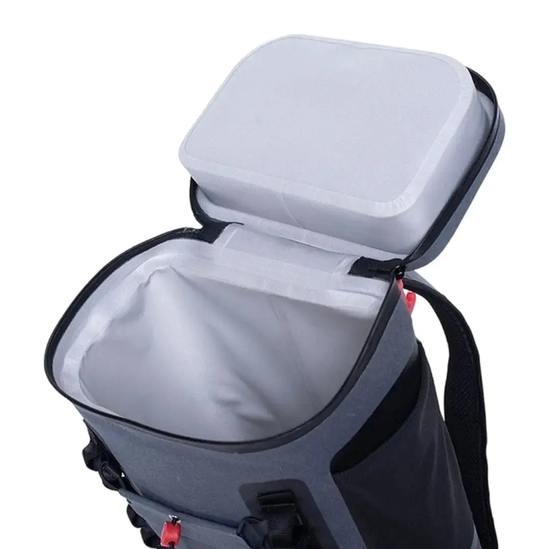 Red Waterproof 15 Litre Cool Bag Backpack