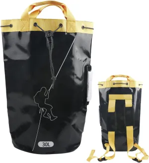 Rope Storage Bag - Heavy Duty Grand Rope Bag | Professional Weather Resistant Climbing Gear Storage Backpack | Non Slip Backpack For Tree Arborist Work Camping Hiking Outdoor Equipment