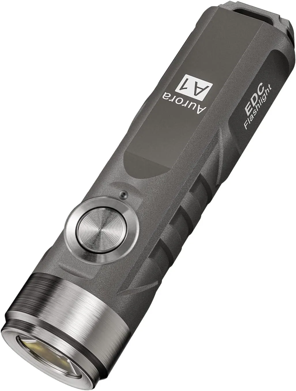 RovyVon A1 Gen 4 Rechargeable EDC Keychain Flashlight 650 Lumens High Lumens Outdoor Mini Keychain Light for Everyday Carry, Camping, Thanksgiving (Grey)