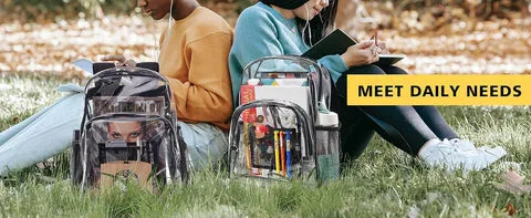 Royaleva Clear Backpack Heavy Duty for Secure Travel