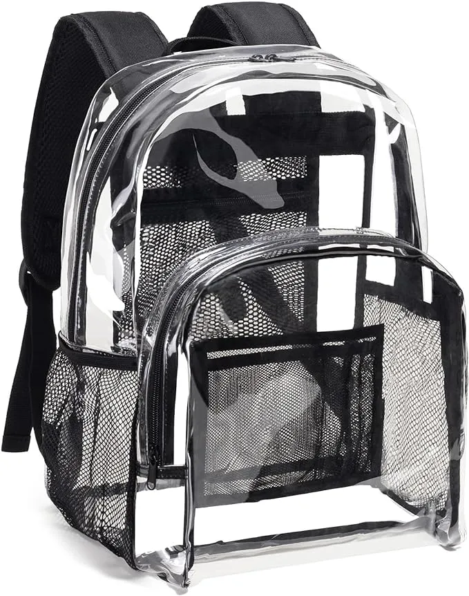 Royaleva Clear Backpack Heavy Duty for Secure Travel