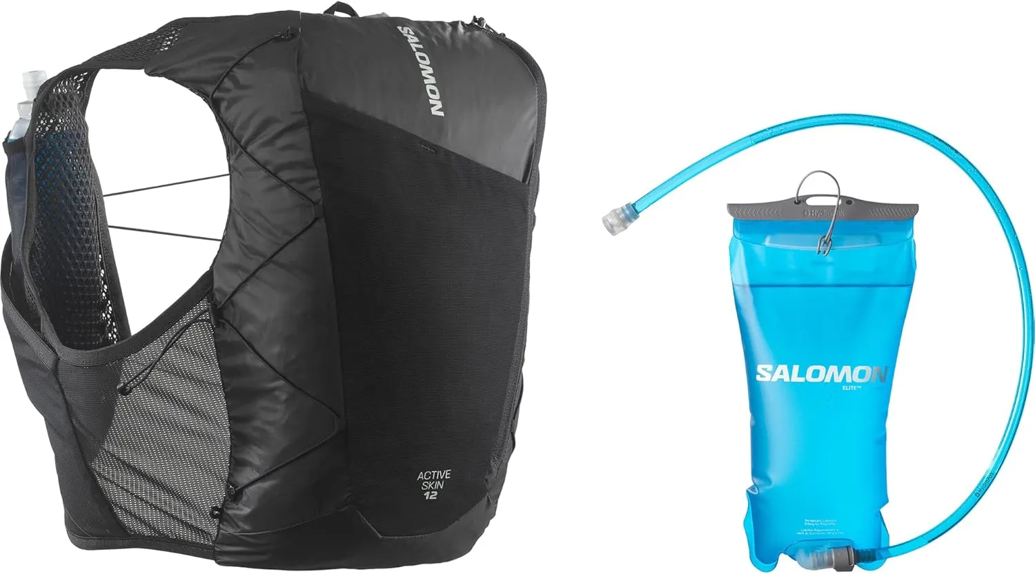 Salomon Active Skin 12 Reservoir, Hydration & Storage Vest with 1.5 Liter Bladder