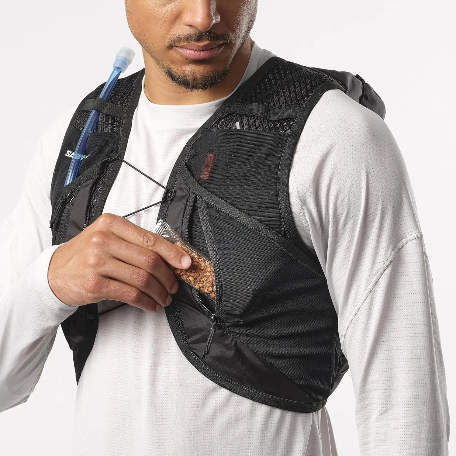 Salomon Active Skin 12 Reservoir, Hydration & Storage Vest with 1.5 Liter Bladder