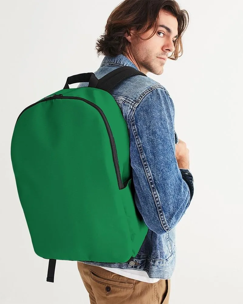 Shaded Green Waterproof Backpack | C100M0Y100K30