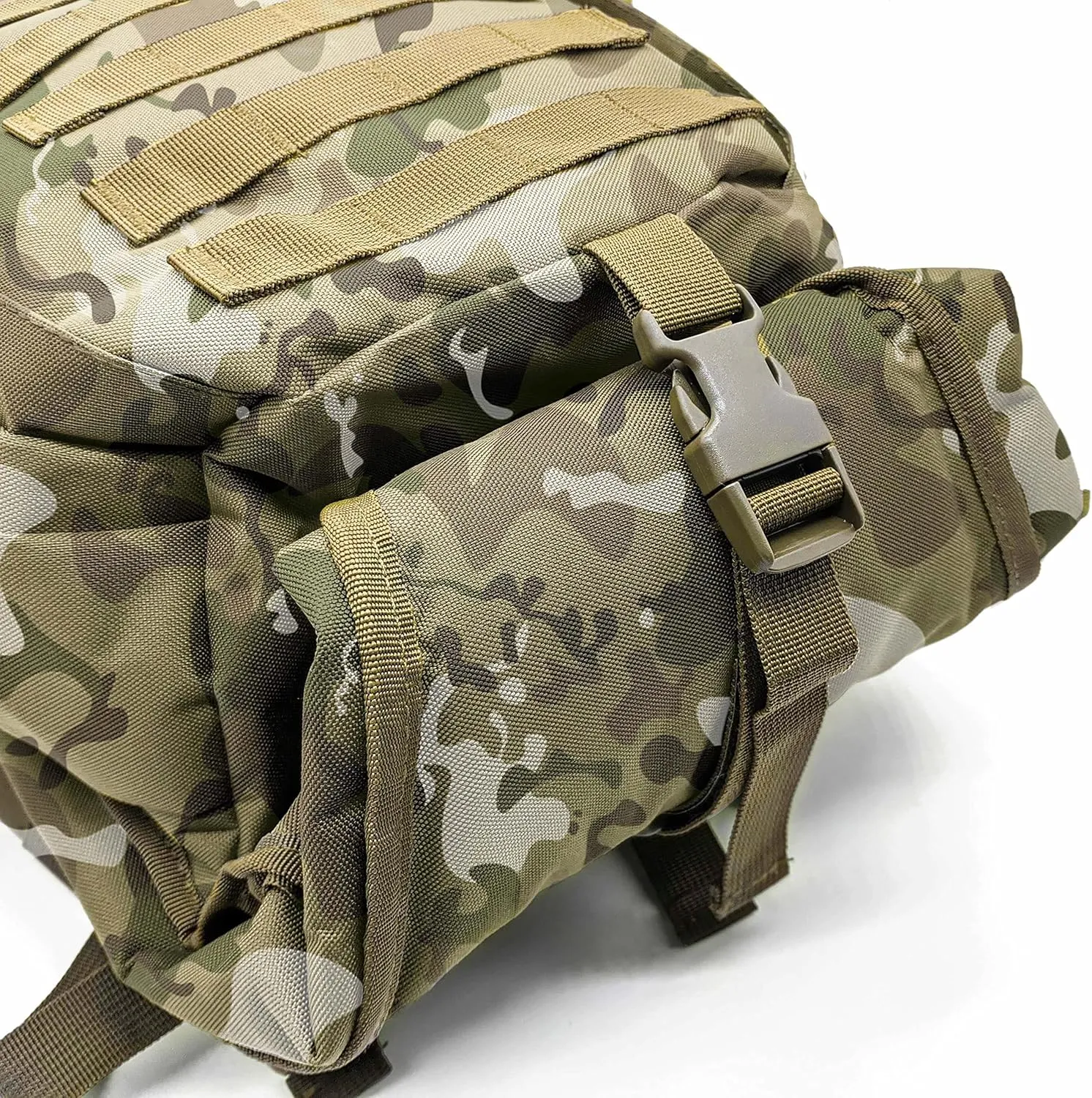 Silfrae Tactical Rifle Backpack Long Rifle Bag Molle Military Backpack for Trekking Hunting Camping