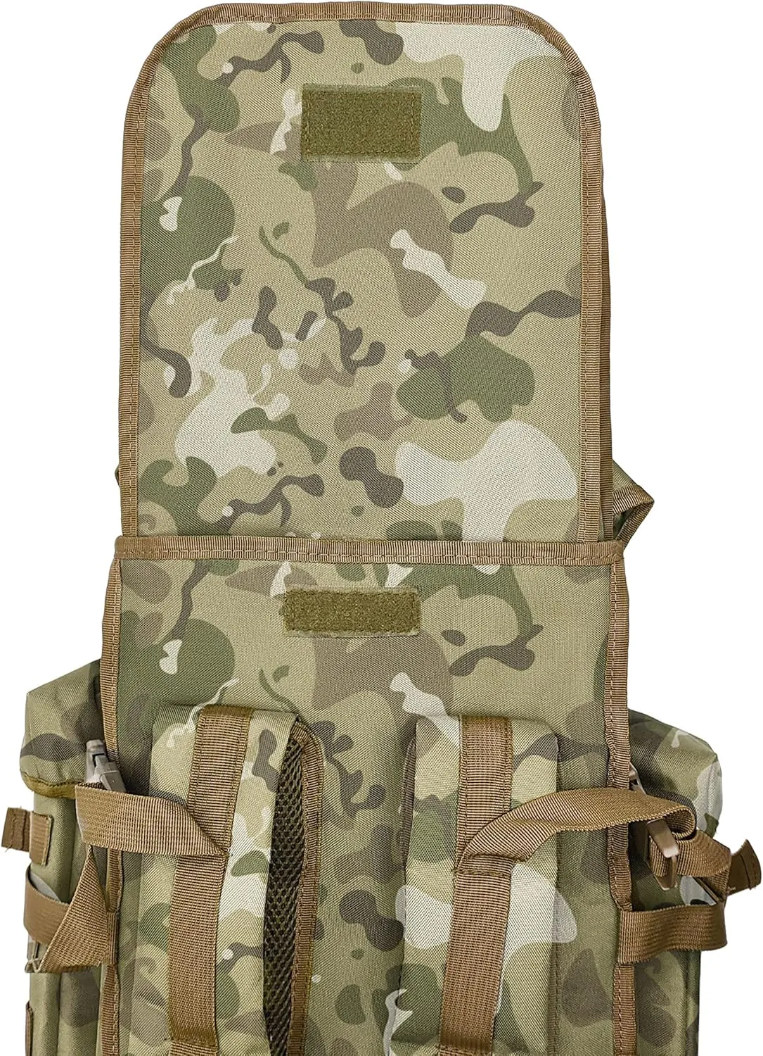 Silfrae Tactical Rifle Backpack Long Rifle Bag Molle Military Backpack for Trekking Hunting Camping