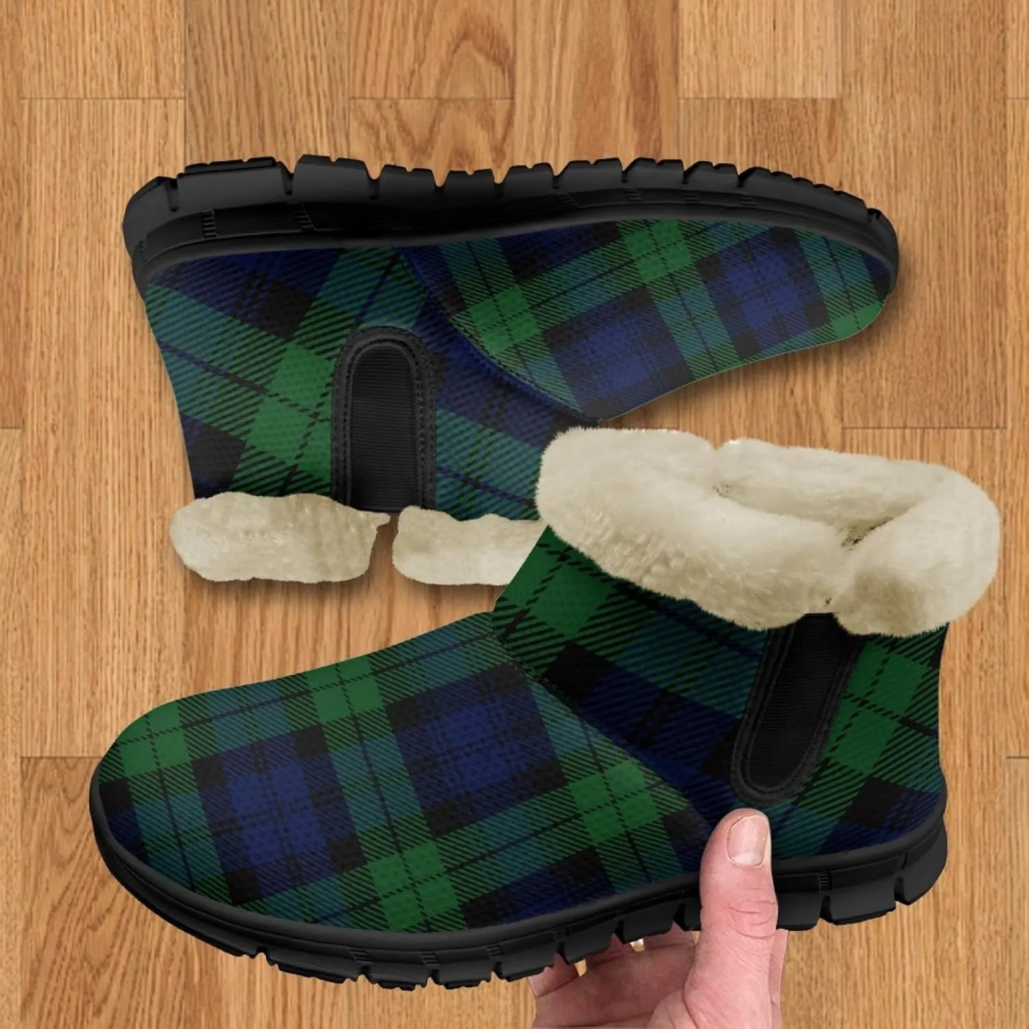Snow Boots for Women -Fashion Winter Warm Snow Boots Anti-Slip outdoor Furry bootie for men women