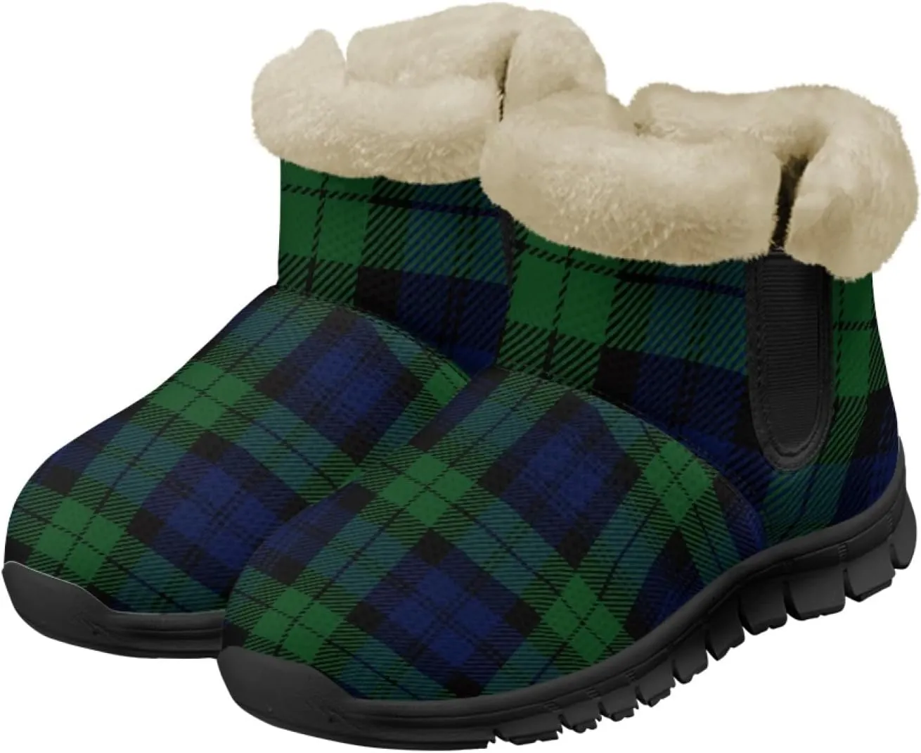 Snow Boots for Women -Fashion Winter Warm Snow Boots Anti-Slip outdoor Furry bootie for men women