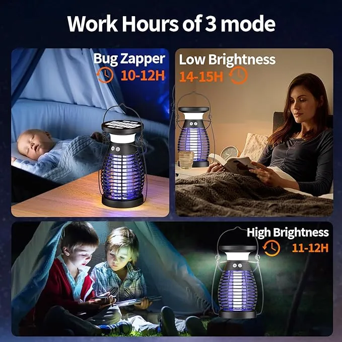 Solar Bug Zapper Lantern -BK-21