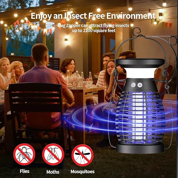 Solar Bug Zapper Lantern -BK-21