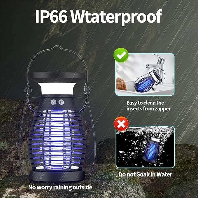 Solar Bug Zapper Lantern -BK-21