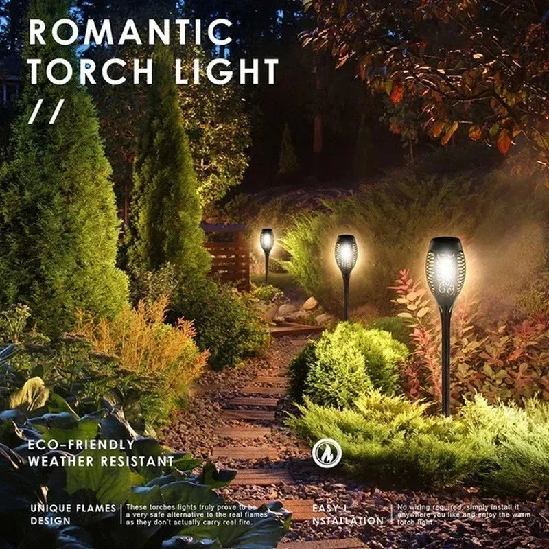 Solar Flame Torch Light