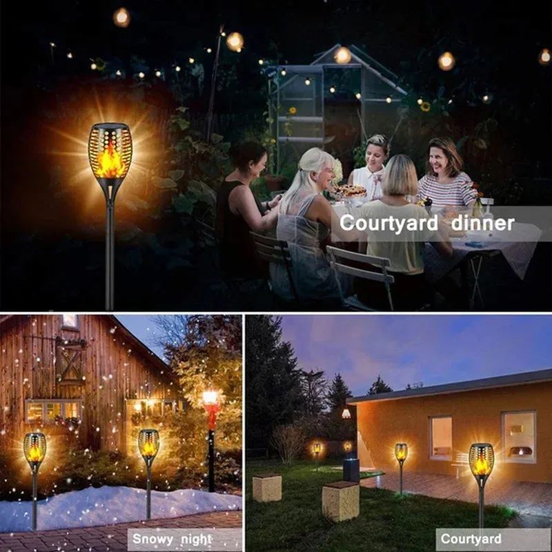 Solar Flame Torch Light