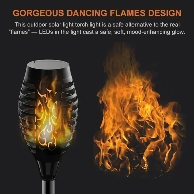 Solar Flame Torch Light