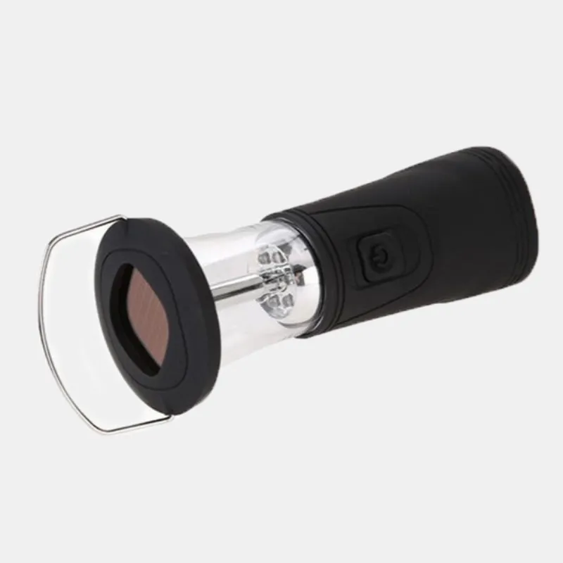 Solar Lantern Lamp 6 LED Manual Dynamo Camping